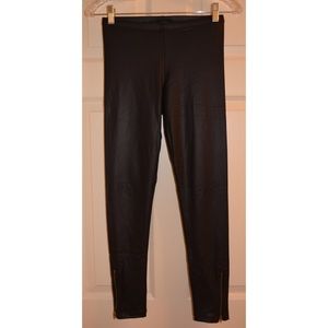 Faux leather leggings
